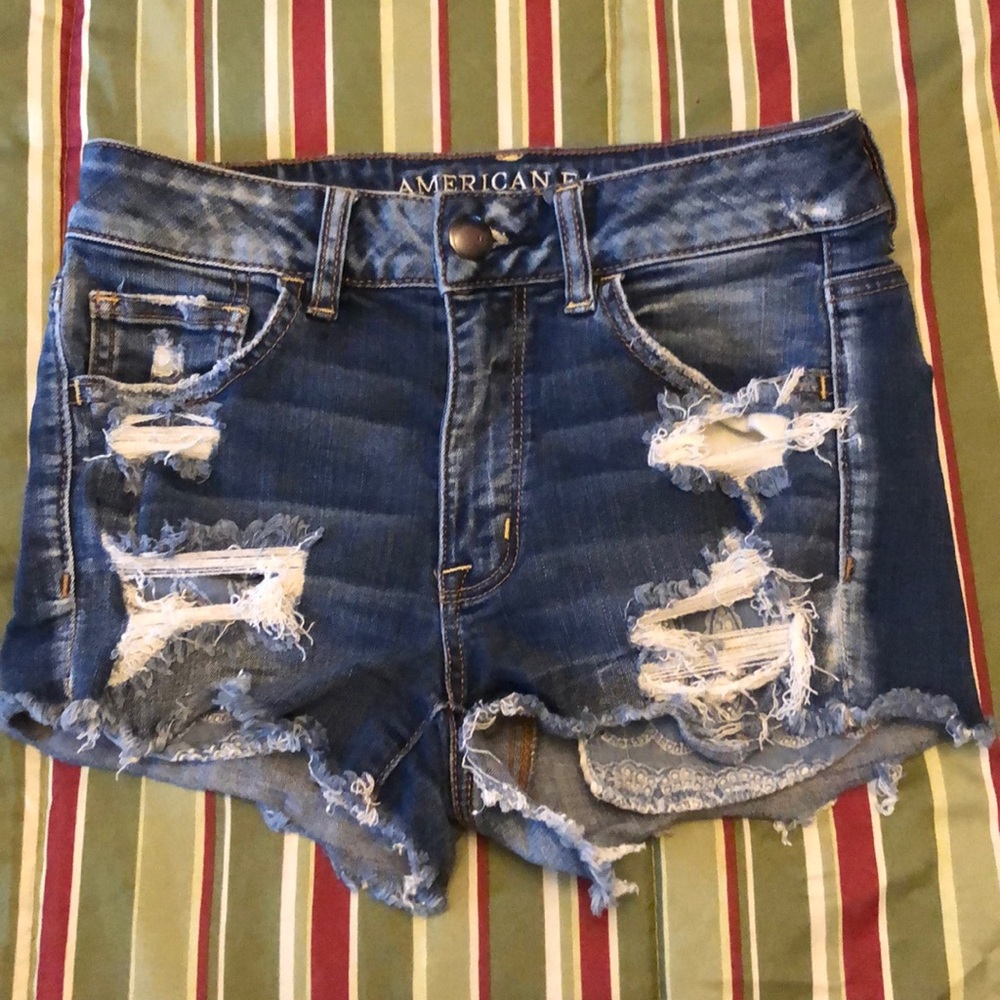 American Eagle high rise shorts